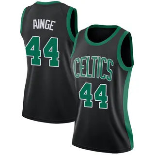 Boston Celtics Women's Danny Ainge Black Swingman Jersey - Statement Edition