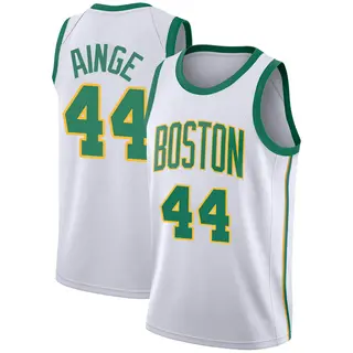 Boston Celtics Youth Danny Ainge White Swingman 2018/19 Jersey - City Edition